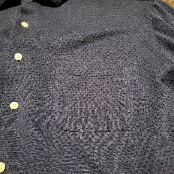 Peter Millar Long Sleeved Button Up Shirt with Angled Cuffs and Spread Collar Me - Picture 4 of 9